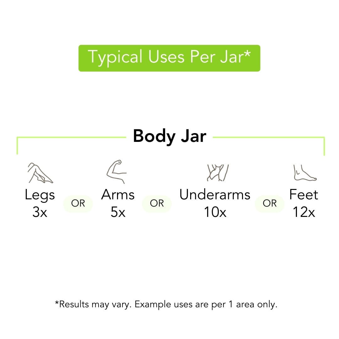 Body Hair Removal Jar - 175g