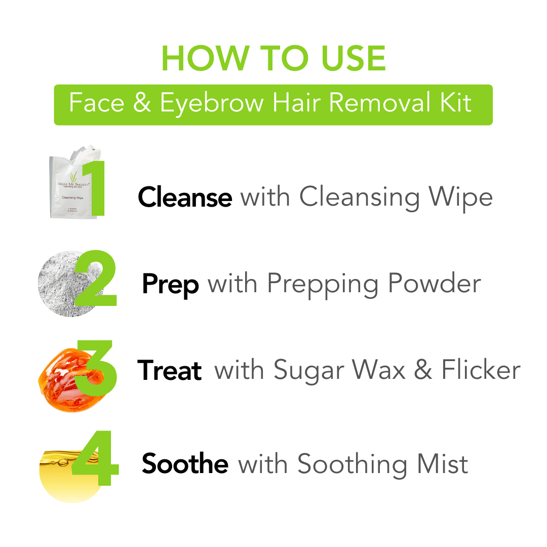 Face & Eyebrow Hair Removal Kit