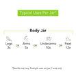 Body Hair Removal Jar - 175g