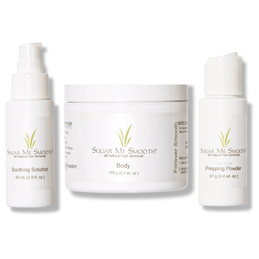Sugaring Body Hair Removal Kits SugarMeSmooth