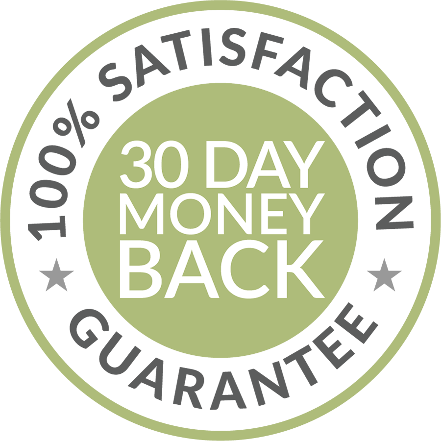100% Satisfaction Guarantee - 30 Day Money Back