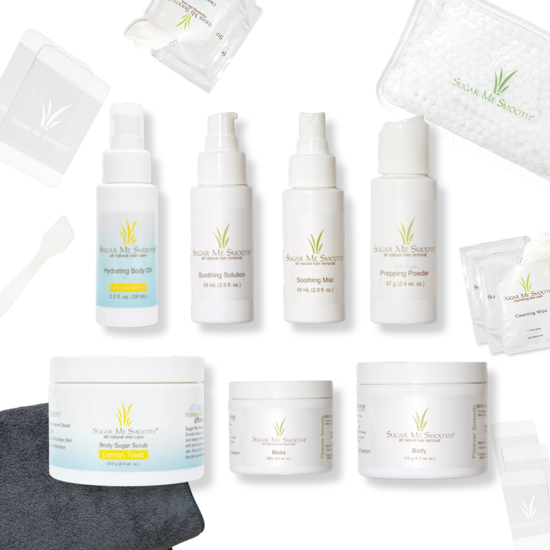 Sugar Me Smooth's Deluxe + Essential Tools Kit Lemon Treat