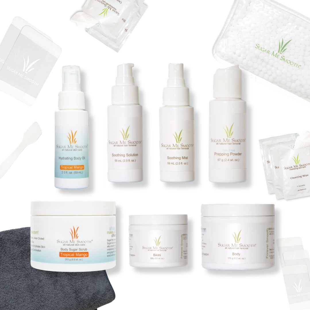 Sugar Me Smooth's Deluxe + Essential Tools Kit Tropical Mango