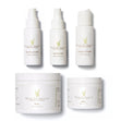 Sugar Me Smooth Full Body Hair Removal Kit items: Soothing Solution, Soothing Mist, Prepping Powder, Body and Bikini sugar jars