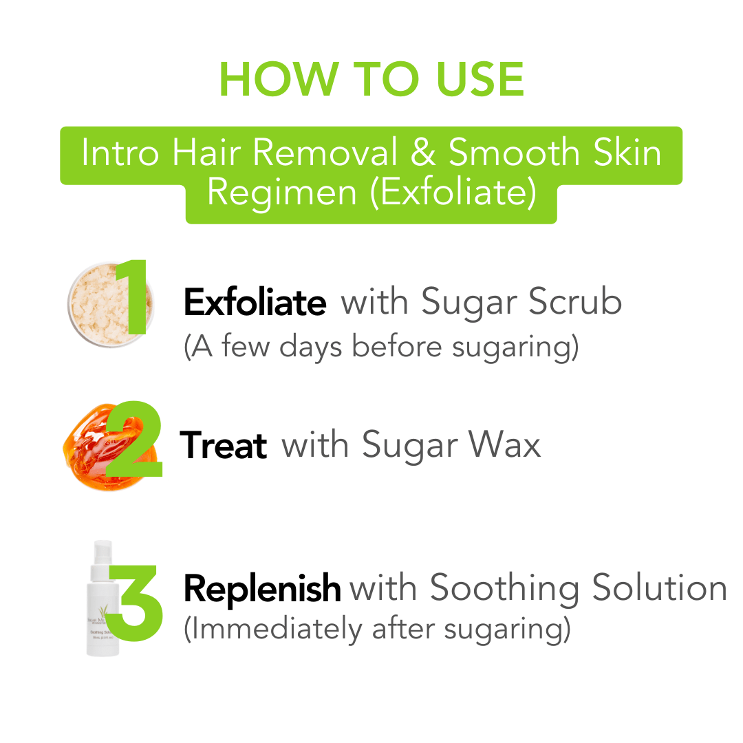 Intro Hair Removal & Smooth Skin Regimen (Exfoliate)